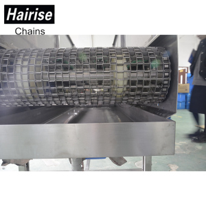 Flat Wire Food Cooling Food Grade Stainless Steel Belt Conveyor