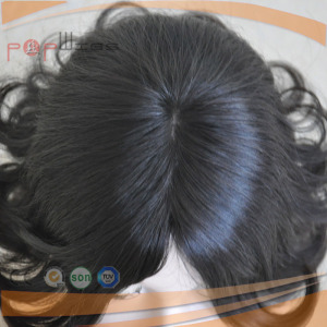 Hot Selling Style Machine Made Dark Curly Hair Wig