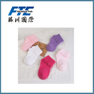 Child Socks with Lace Decoration Children Stockings