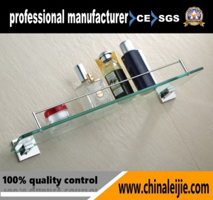 High Quality Bathroom Accessories Wall Mounted Glass Shelf